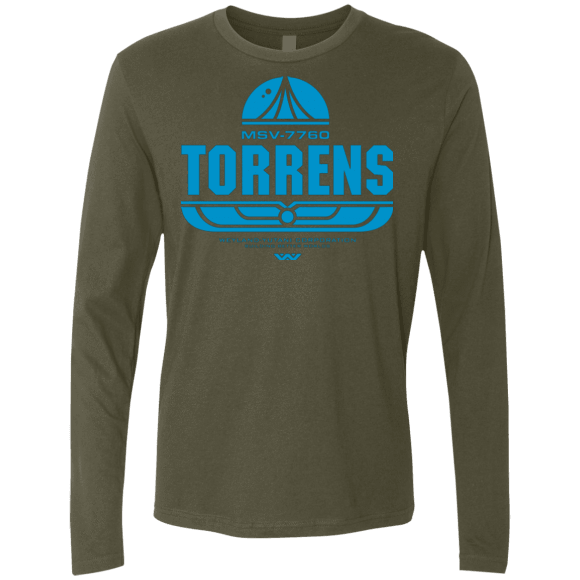 T-Shirts Military Green / Small Torrens Men's Premium Long Sleeve
