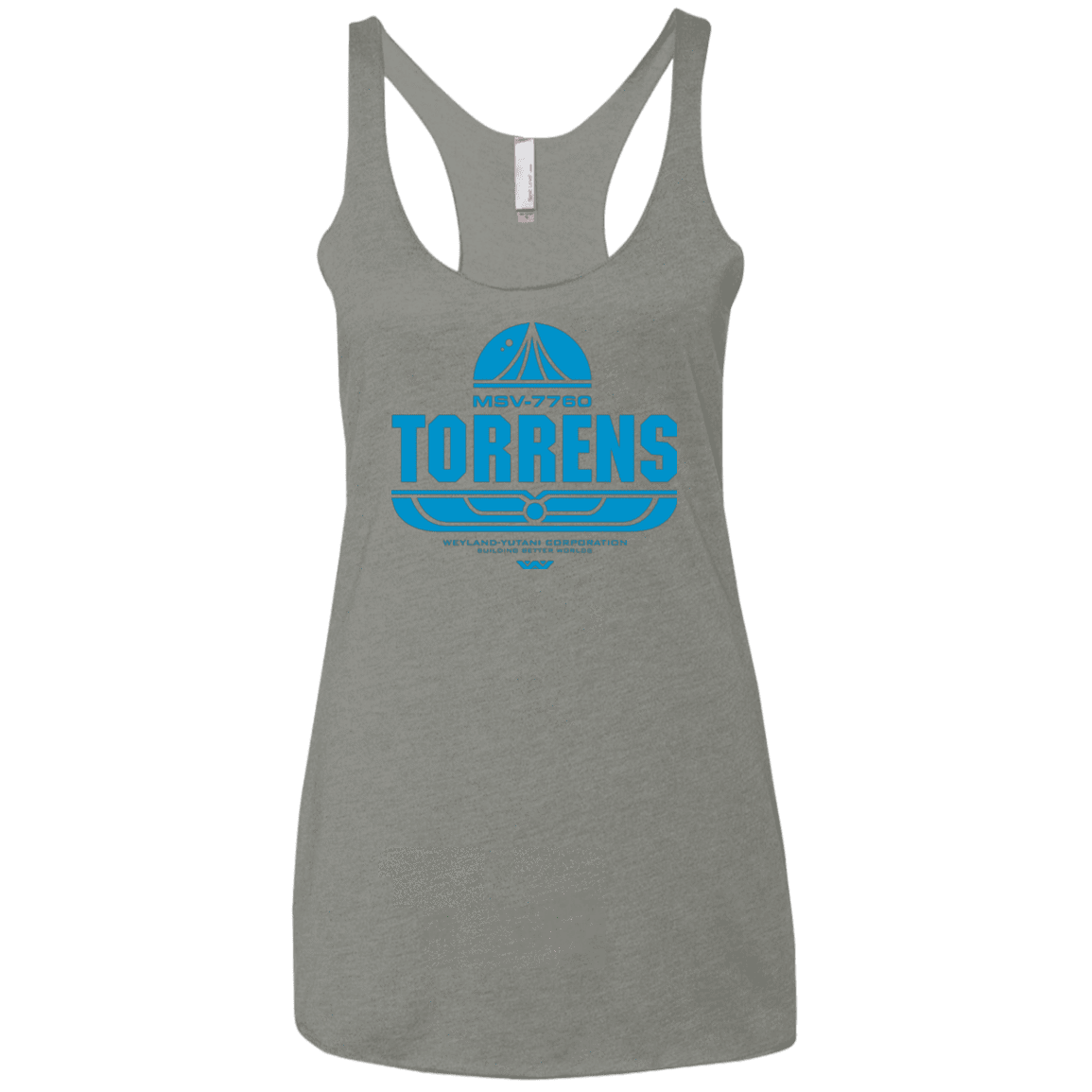T-Shirts Venetian Grey / X-Small Torrens Women's Triblend Racerback Tank