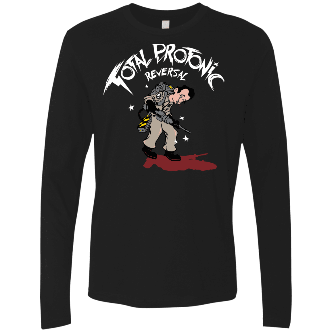 T-Shirts Black / Small Total Protonic Reversal Men's Premium Long Sleeve