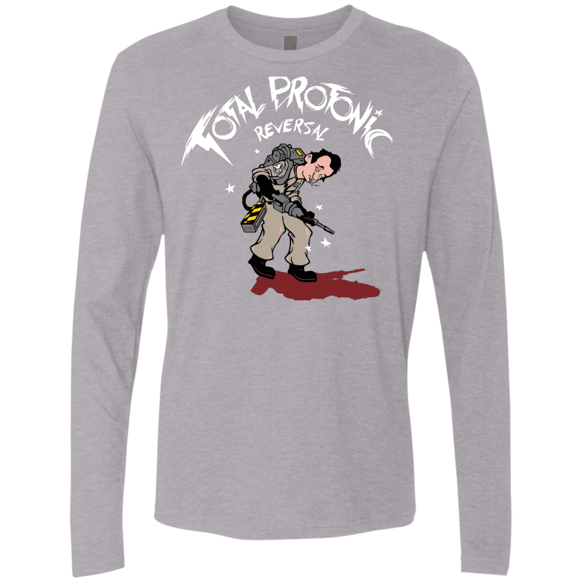 T-Shirts Heather Grey / Small Total Protonic Reversal Men's Premium Long Sleeve