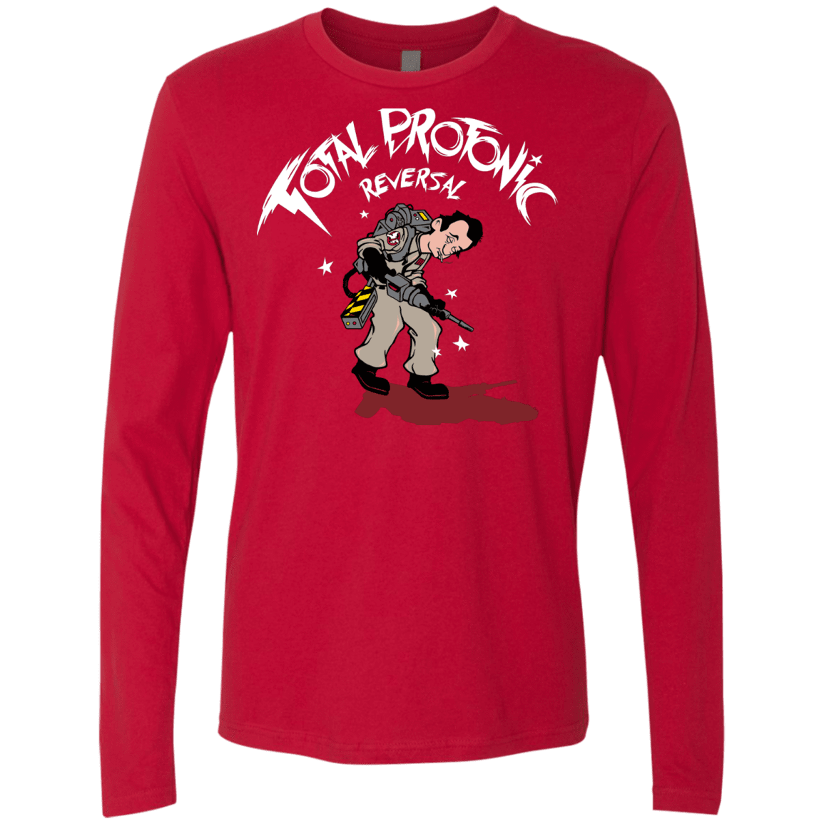 T-Shirts Red / Small Total Protonic Reversal Men's Premium Long Sleeve