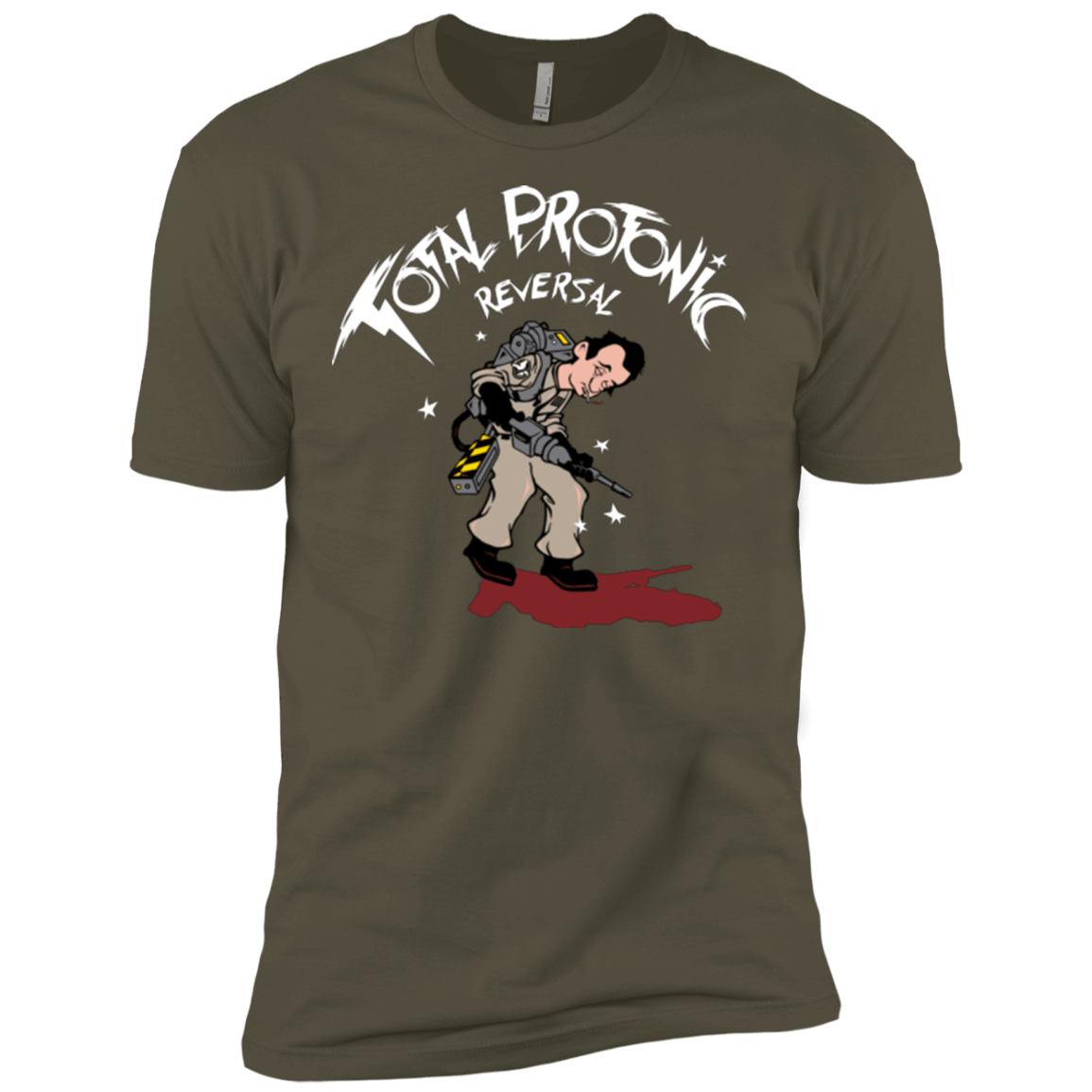 T-Shirts Military Green / X-Small Total Protonic Reversal Men's Premium T-Shirt