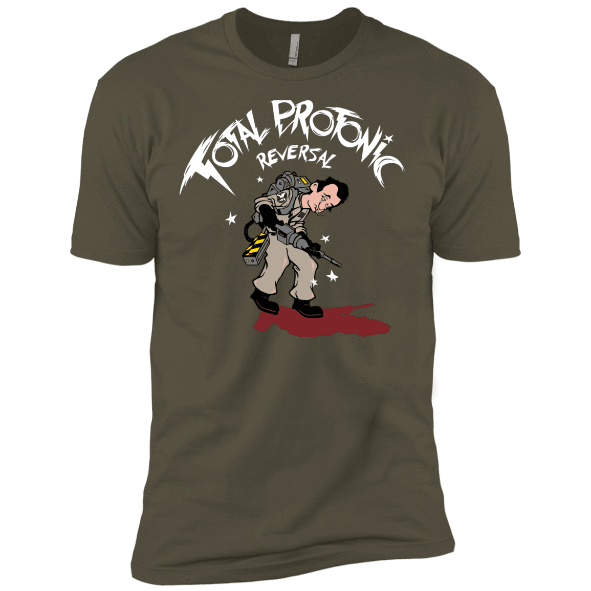 T-Shirts Military Green / X-Small Total Protonic Reversal Men's Premium T-Shirt