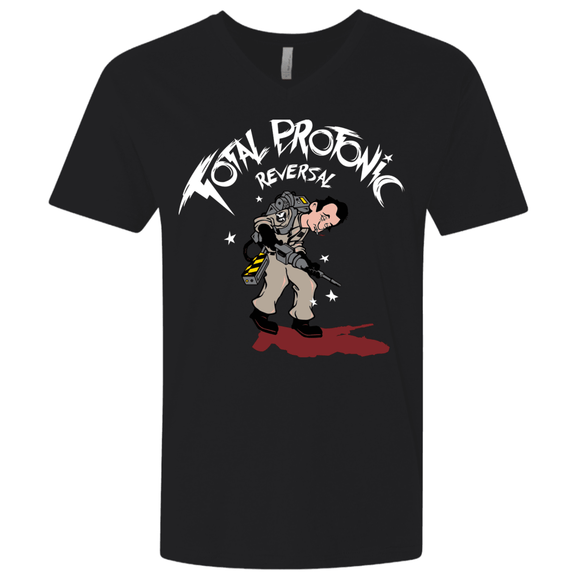 T-Shirts Black / X-Small Total Protonic Reversal Men's Premium V-Neck