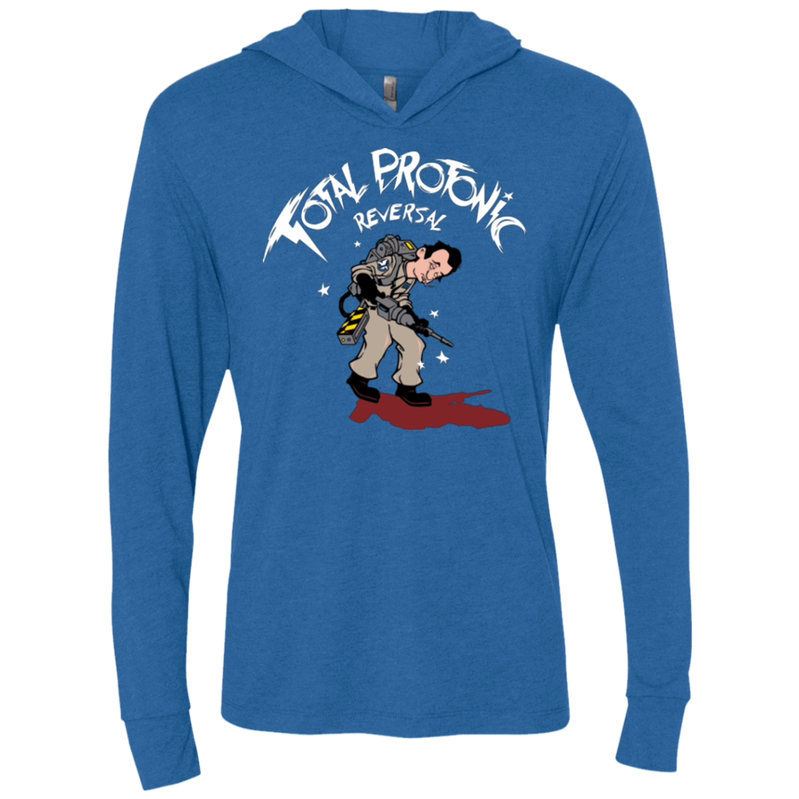 T-Shirts Vintage Royal / X-Small Total Protonic Reversal Triblend Long Sleeve Hoodie Tee