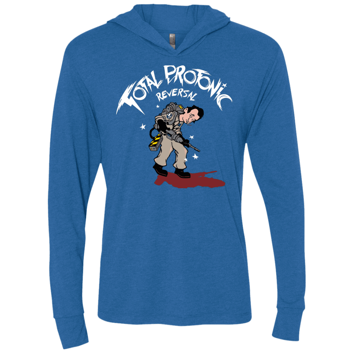 T-Shirts Vintage Royal / X-Small Total Protonic Reversal Triblend Long Sleeve Hoodie Tee