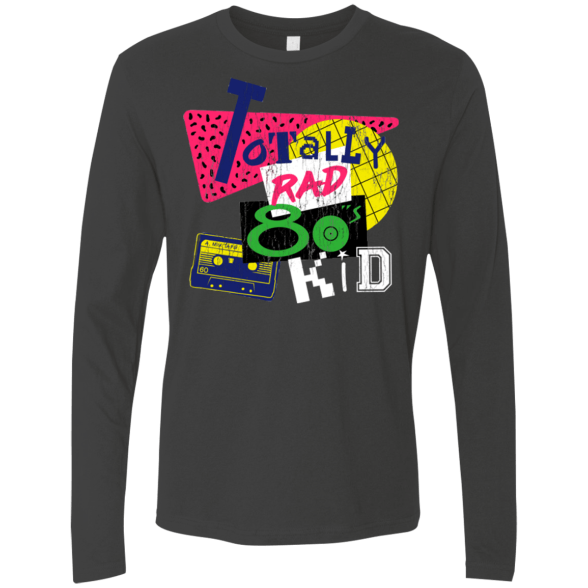 T-Shirts Heavy Metal / Small Totally Rad Men's Premium Long Sleeve