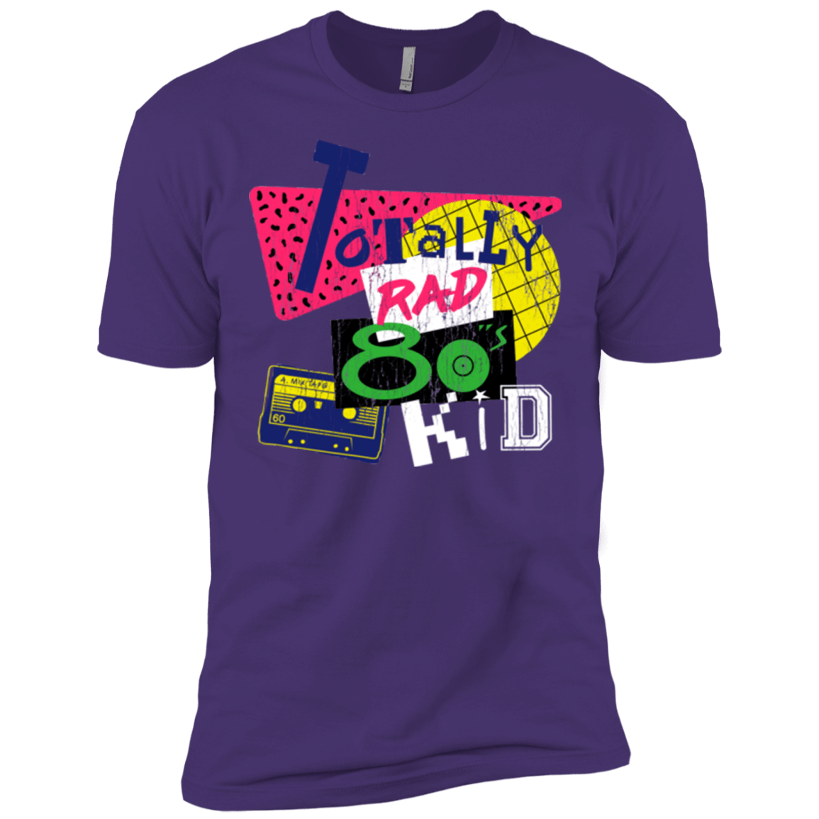 T-Shirts Purple / X-Small Totally Rad Men's Premium T-Shirt