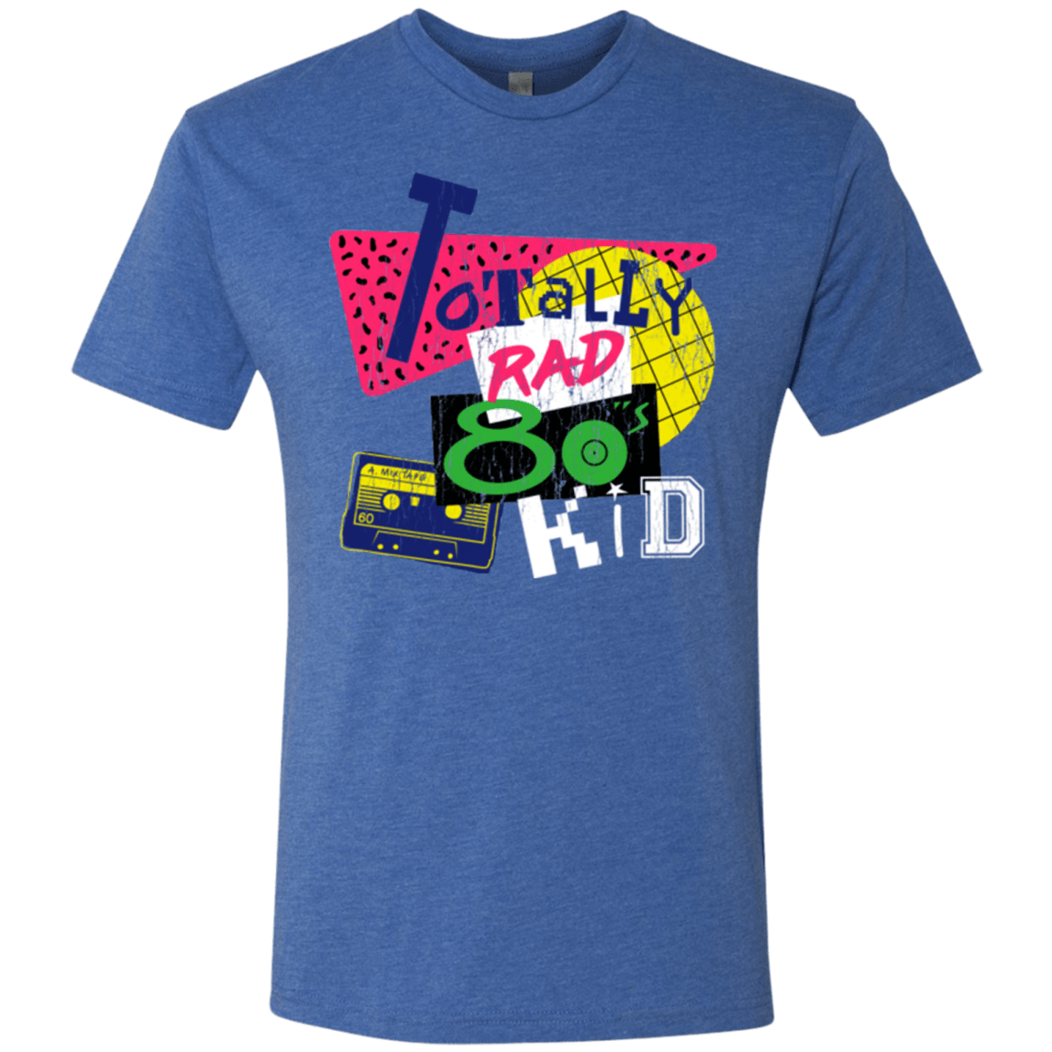 T-Shirts Vintage Royal / Small Totally Rad Men's Triblend T-Shirt