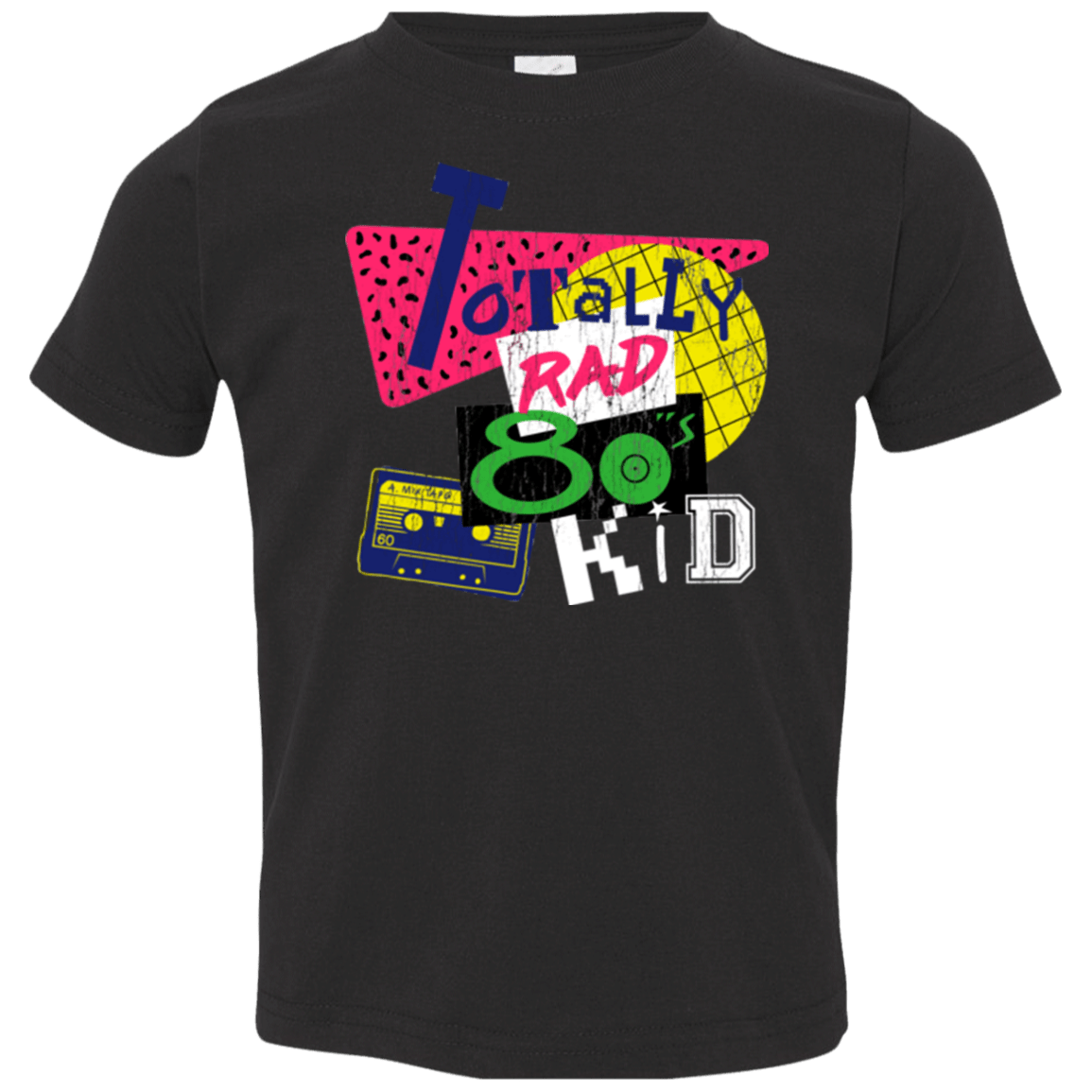 T-Shirts Black / 2T Totally Rad Toddler Premium T-Shirt