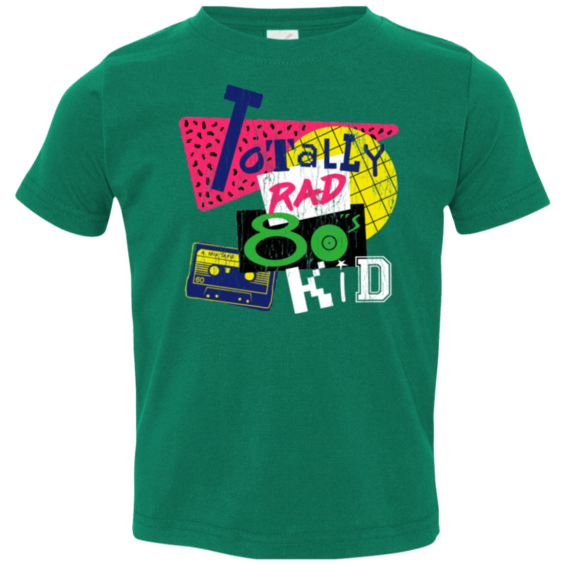 T-Shirts Kelly / 2T Totally Rad Toddler Premium T-Shirt