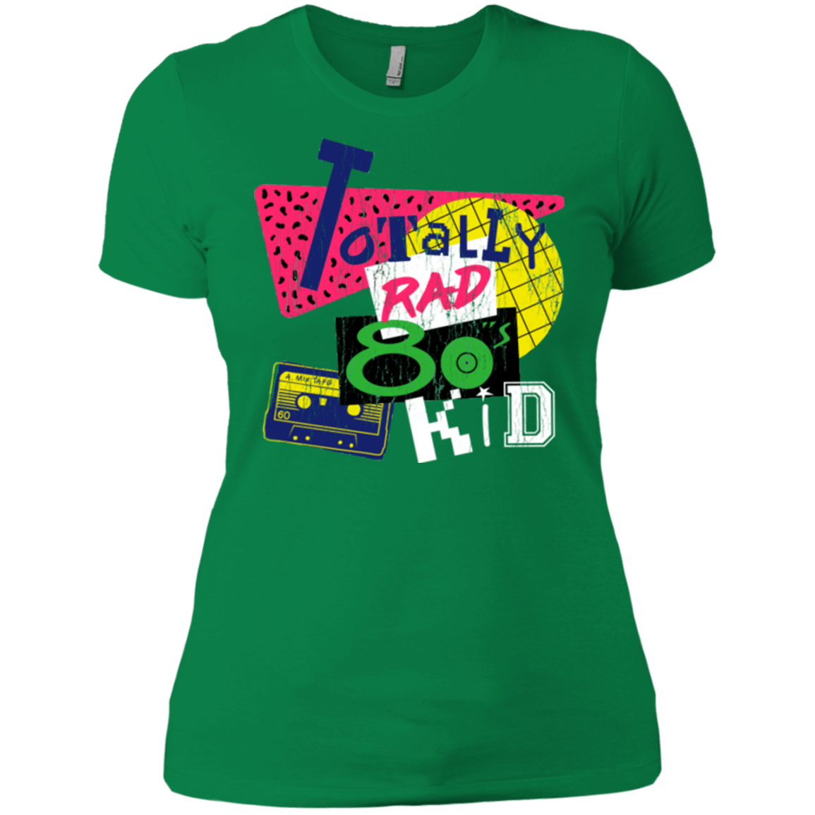 T-Shirts Kelly Green / X-Small Totally Rad Women's Premium T-Shirt