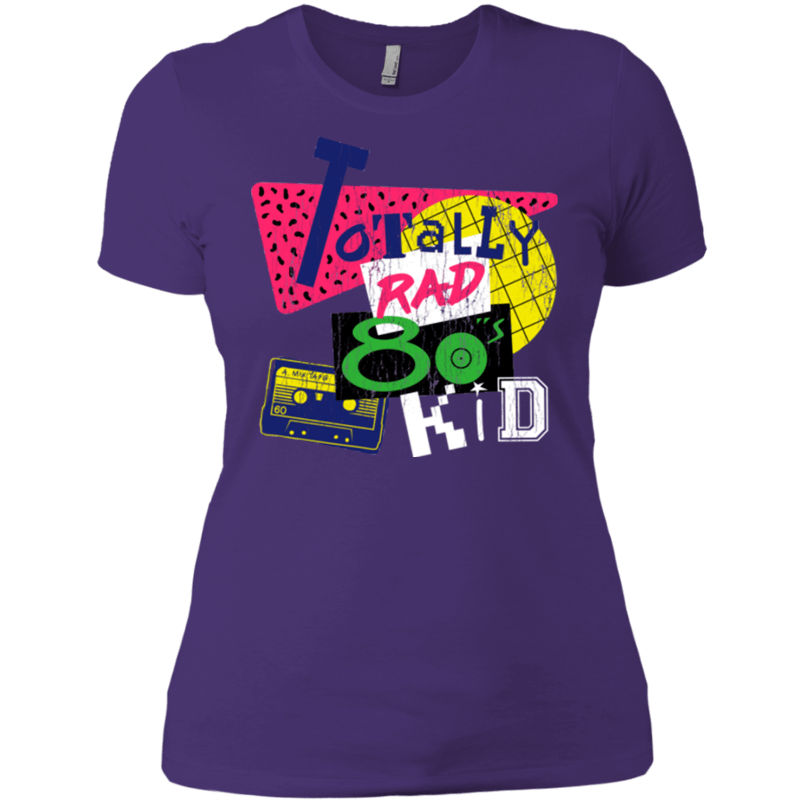 T-Shirts Purple / X-Small Totally Rad Women's Premium T-Shirt