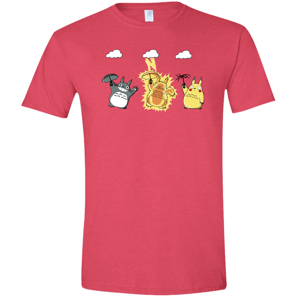 T-Shirts Heather Red / S Totochu Men's Semi-Fitted Softstyle