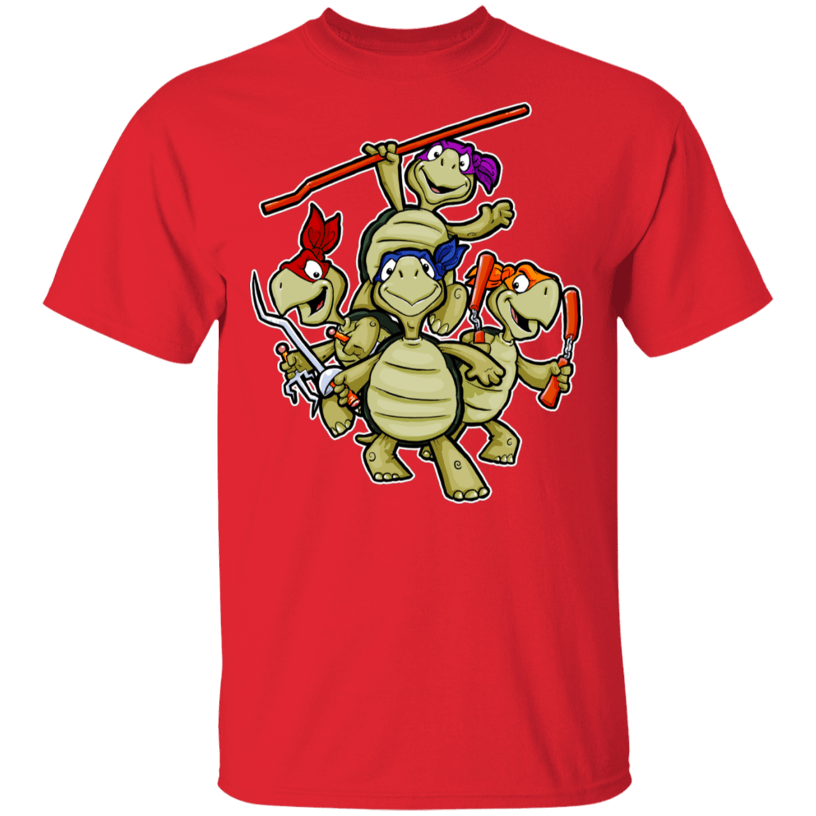 T-Shirts Red / S Touche Ninja Turtles T-Shirt