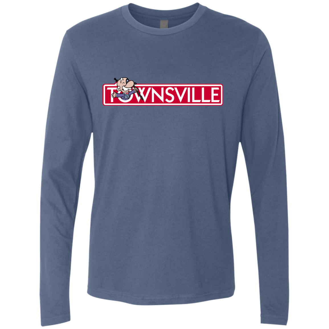 T-Shirts Indigo / S Townsville Men's Premium Long Sleeve