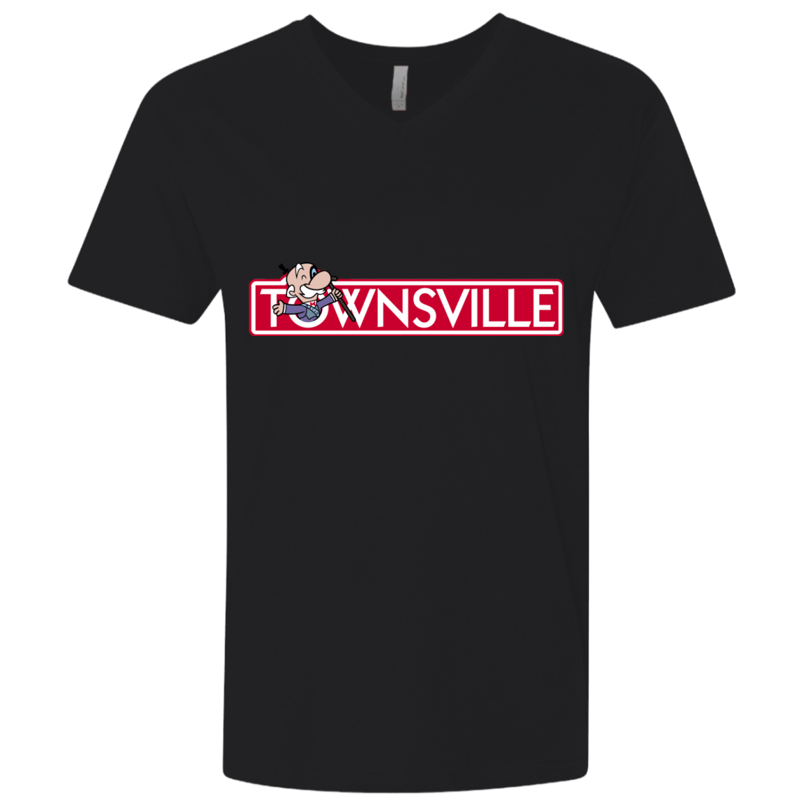 T-Shirts Black / X-Small Townsville Men's Premium V-Neck