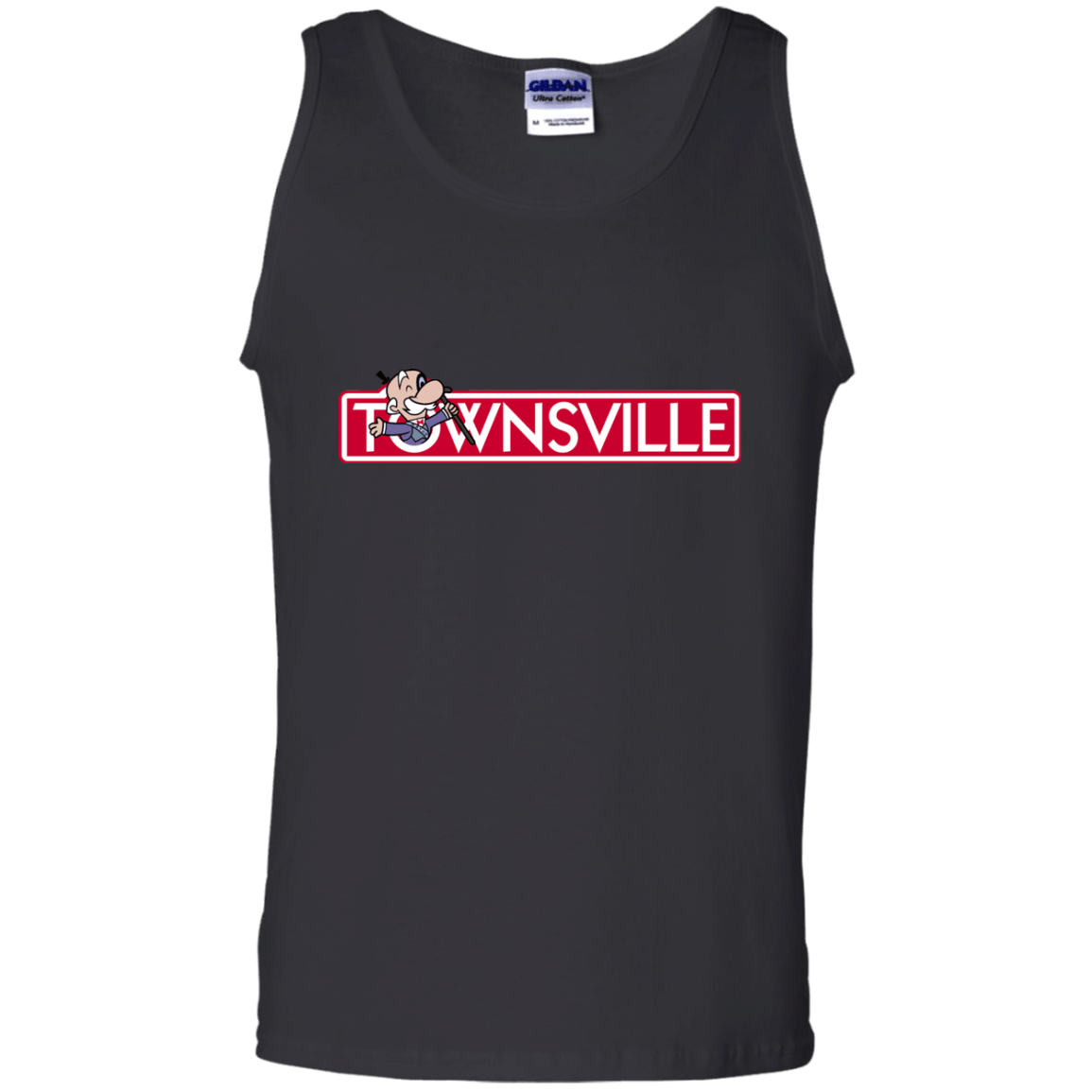T-Shirts Black / S Townsville Men's Tank Top