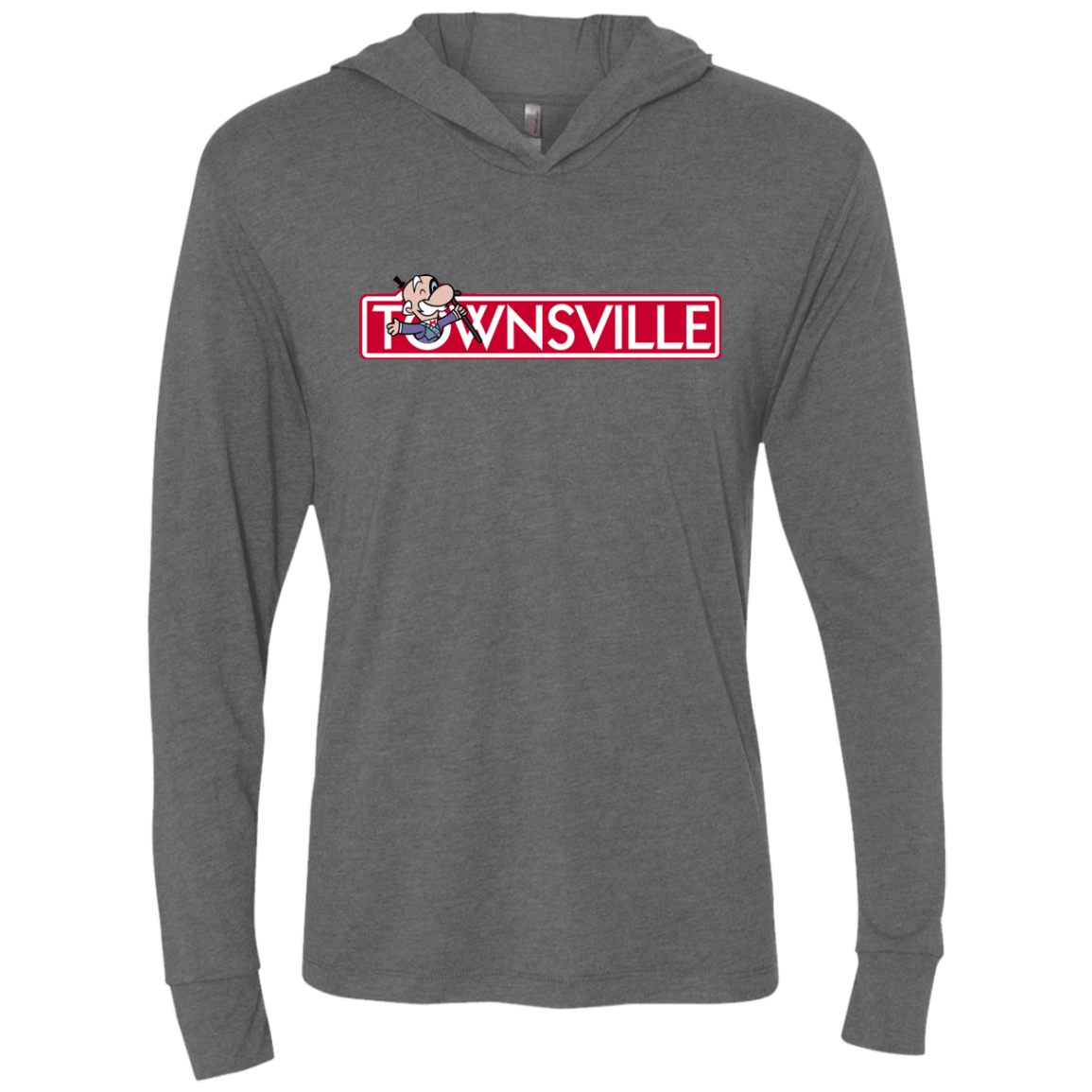T-Shirts Premium Heather / X-Small Townsville Triblend Long Sleeve Hoodie Tee