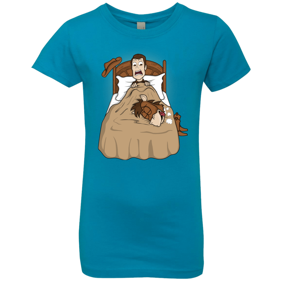 T-Shirts Turquoise / YXS TOY PADRINO Girls Premium T-Shirt