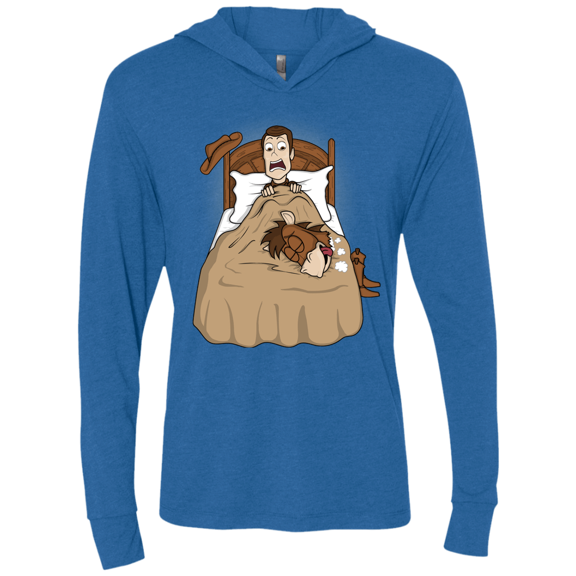 T-Shirts Vintage Royal / X-Small TOY PADRINO Triblend Long Sleeve Hoodie Tee