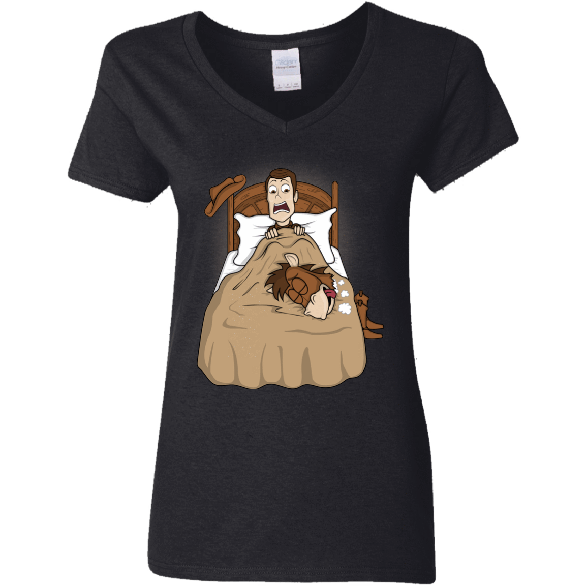 T-Shirts Black / S TOY PADRINO Women's V-Neck T-Shirt