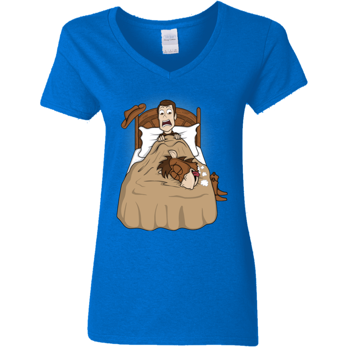 T-Shirts Royal / S TOY PADRINO Women's V-Neck T-Shirt