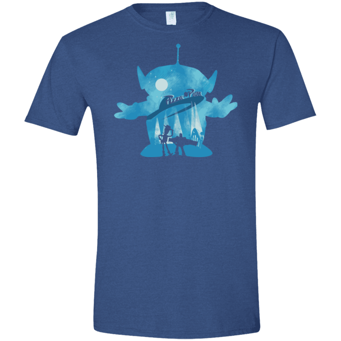 T-Shirts Heather Royal / X-Small Toy Portrait Men's Semi-Fitted Softstyle