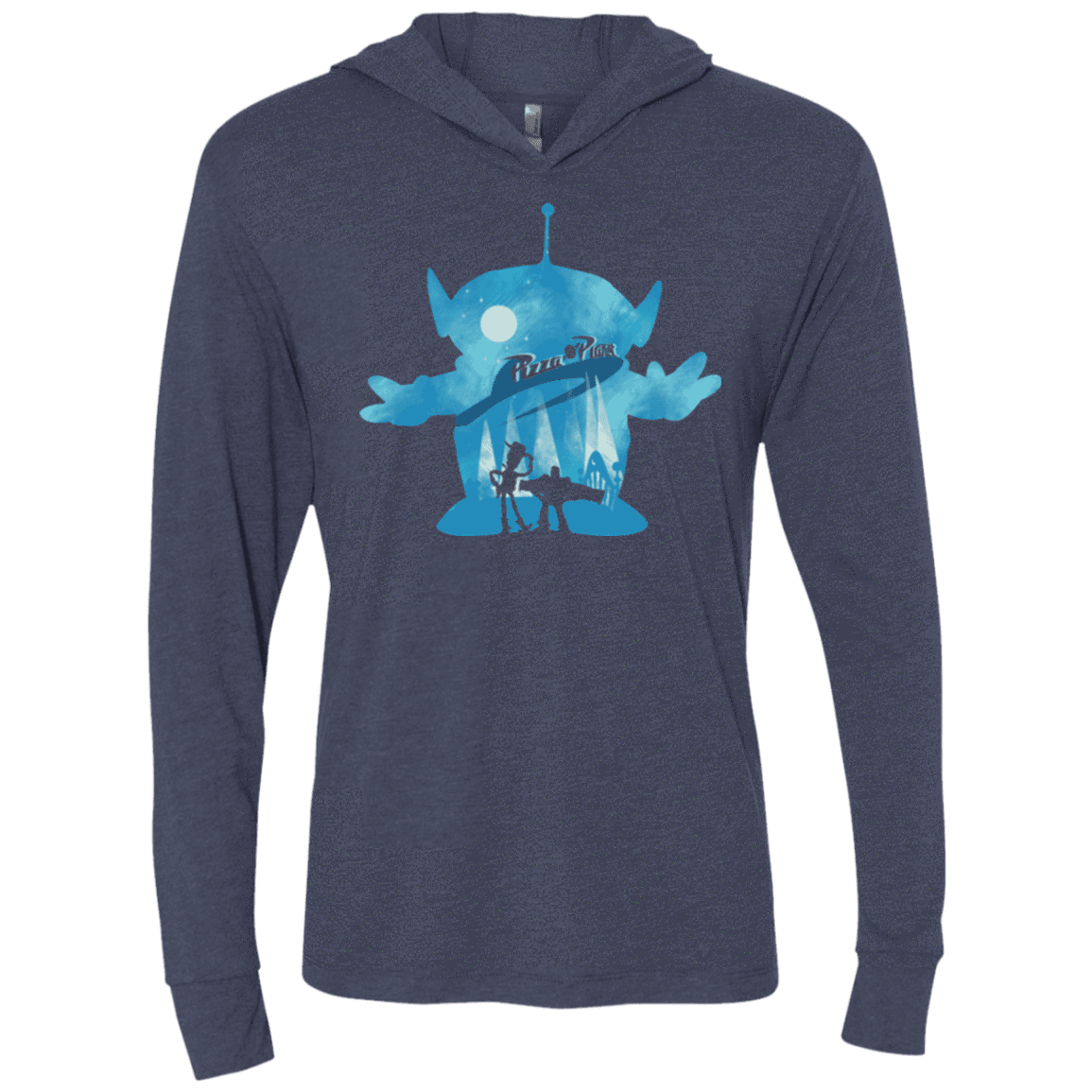 T-Shirts Vintage Navy / X-Small Toy Portrait Triblend Long Sleeve Hoodie Tee