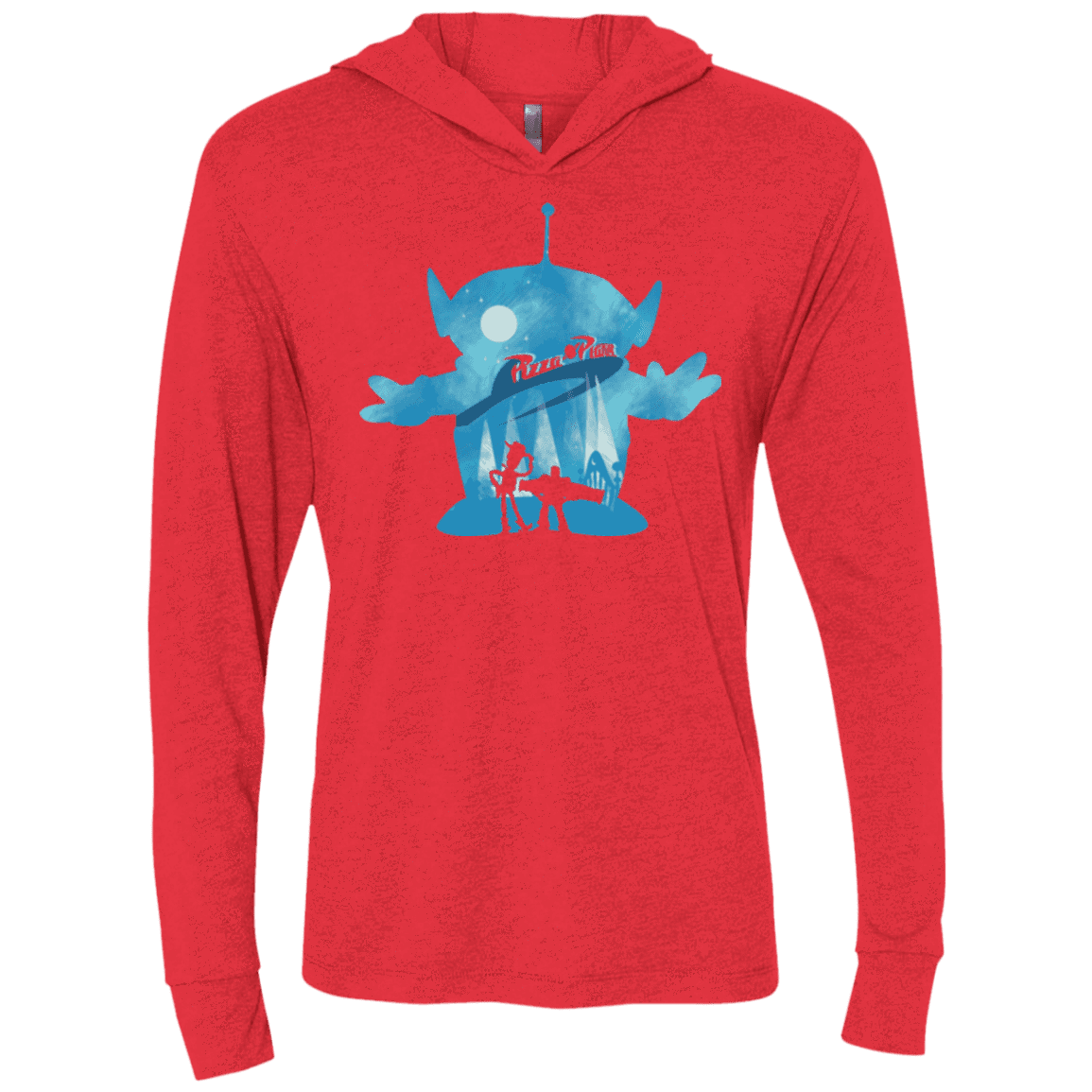 T-Shirts Vintage Red / X-Small Toy Portrait Triblend Long Sleeve Hoodie Tee