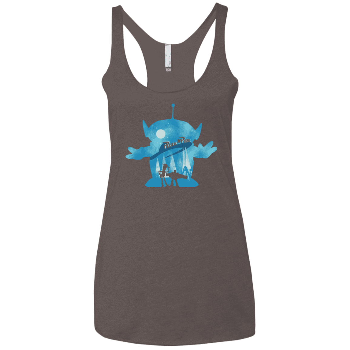 T-Shirts Macchiato / X-Small Toy Portrait Women's Triblend Racerback Tank