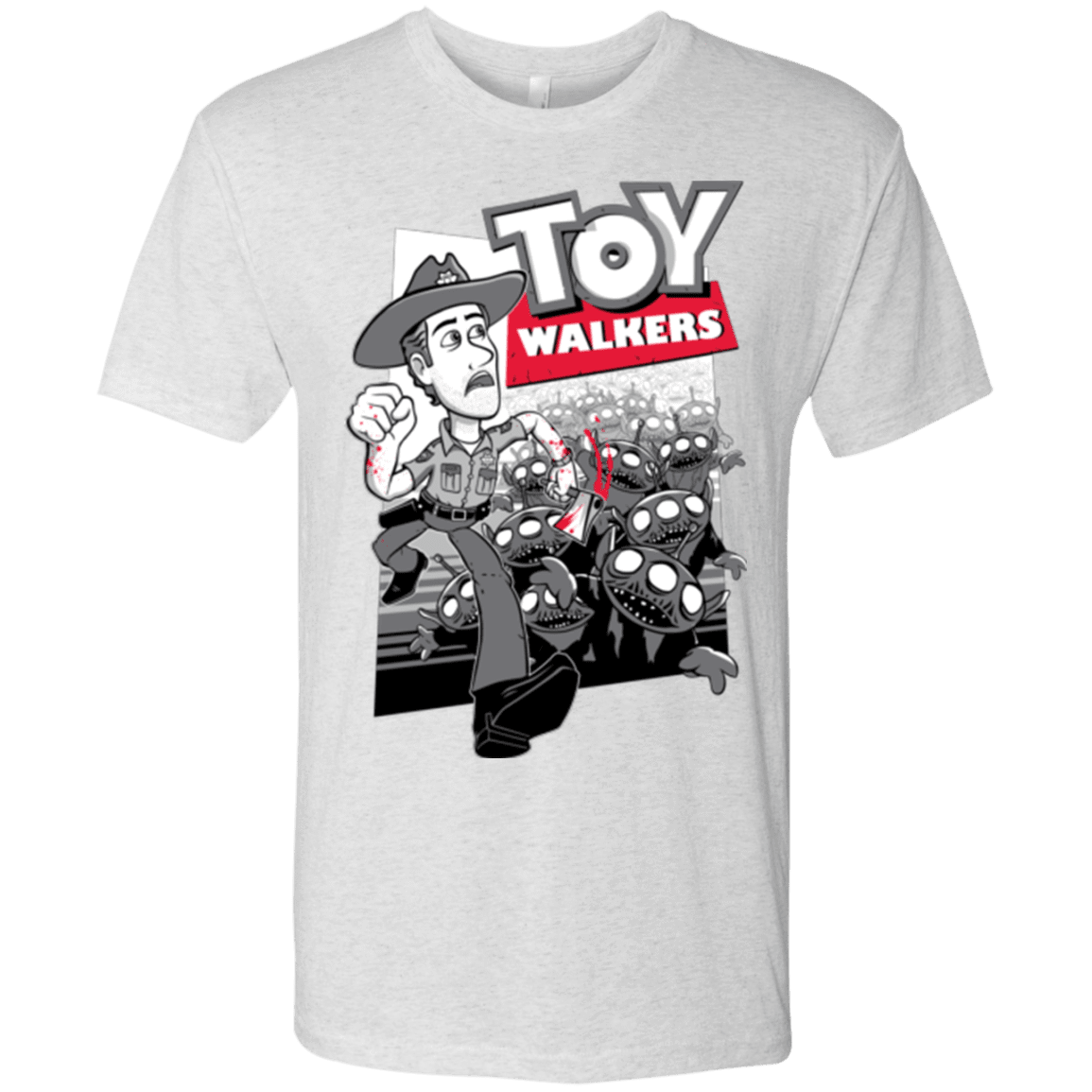 T-Shirts Heather White / Small Toy Walkers Men's Triblend T-Shirt