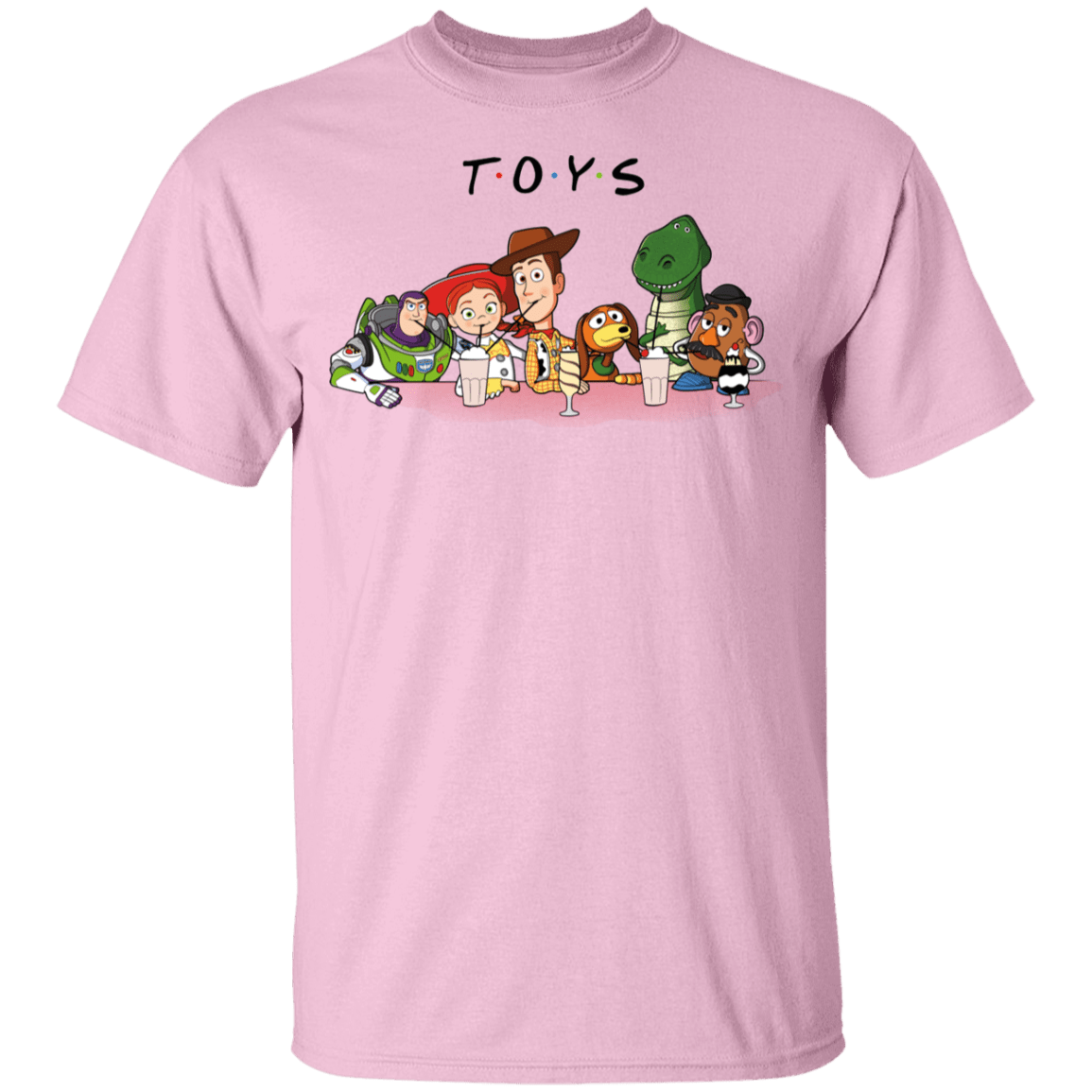 T-Shirts Light Pink / YXS TOYS Youth T-Shirt
