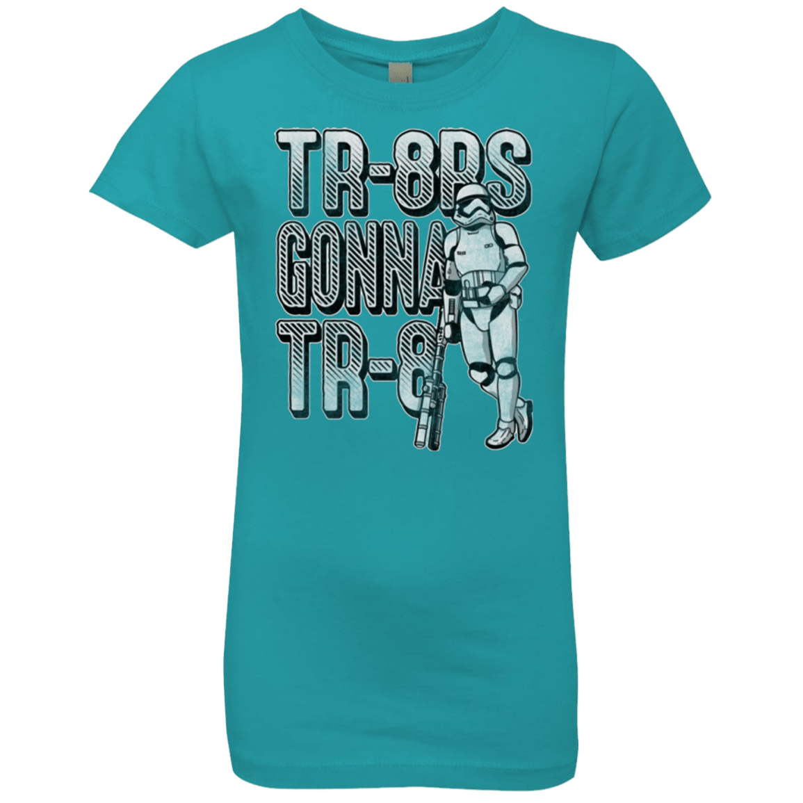 T-Shirts Tahiti Blue / YXS TR8R Girls Premium T-Shirt