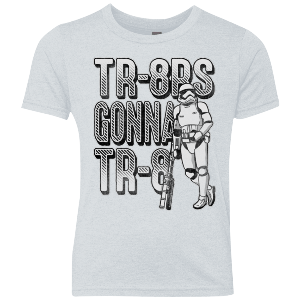 T-Shirts Heather White / YXS TR8R Youth Triblend T-Shirt