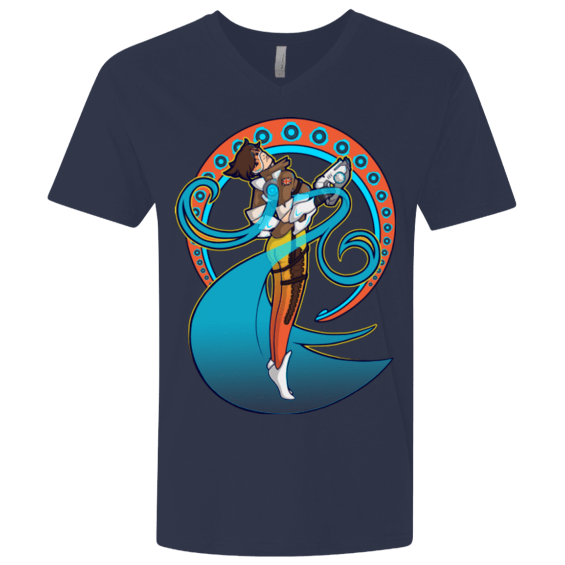 T-Shirts Midnight Navy / X-Small Tracer Nouveau Men's Premium V-Neck
