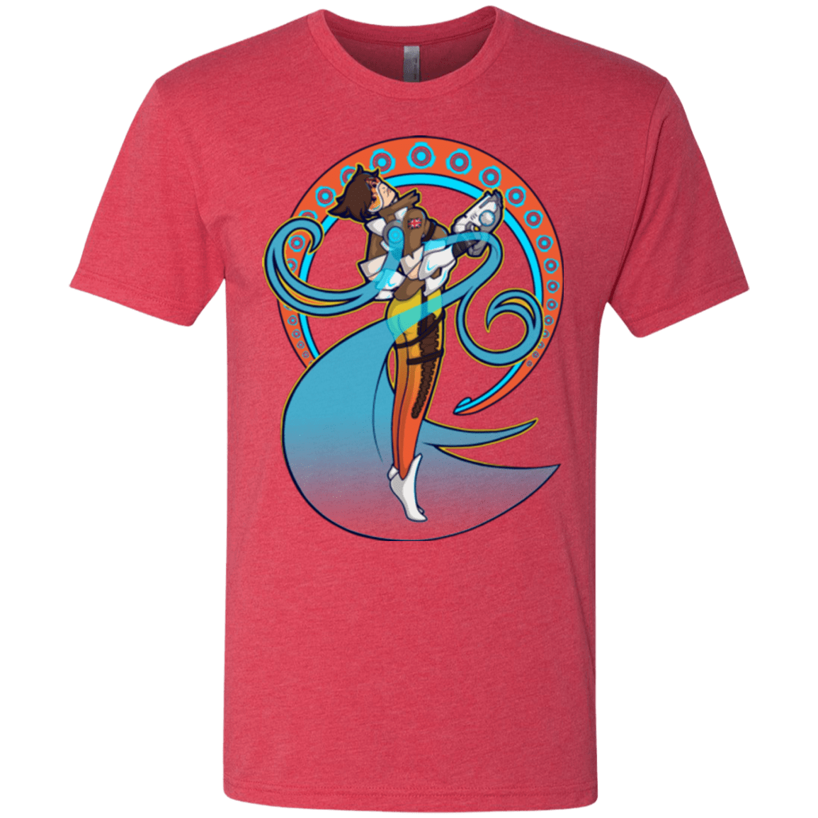 T-Shirts Vintage Red / Small Tracer Nouveau Men's Triblend T-Shirt