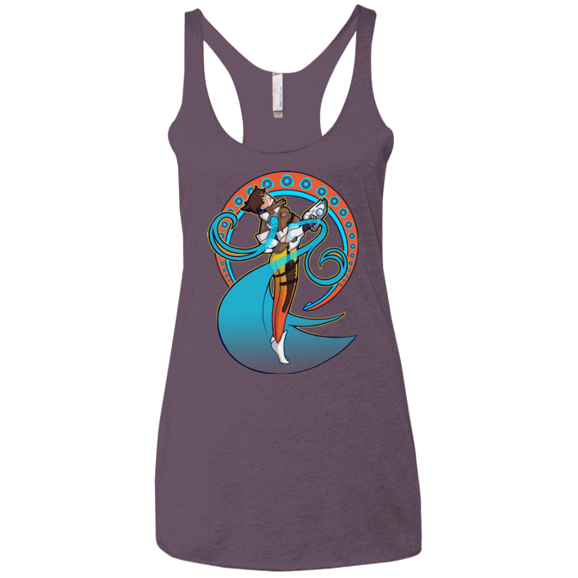 T-Shirts Vintage Purple / X-Small Tracer Nouveau Women's Triblend Racerback Tank