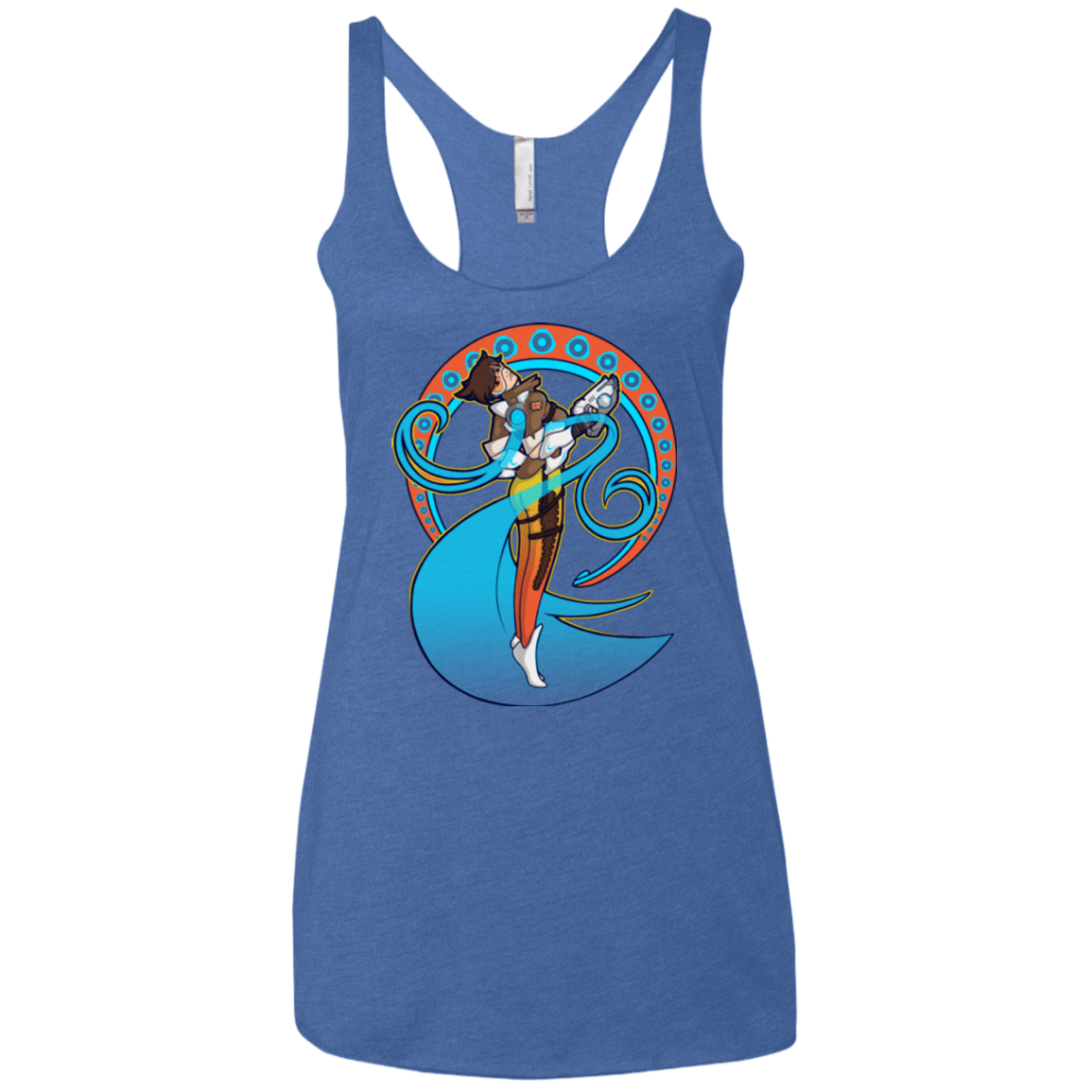 T-Shirts Vintage Royal / X-Small Tracer Nouveau Women's Triblend Racerback Tank