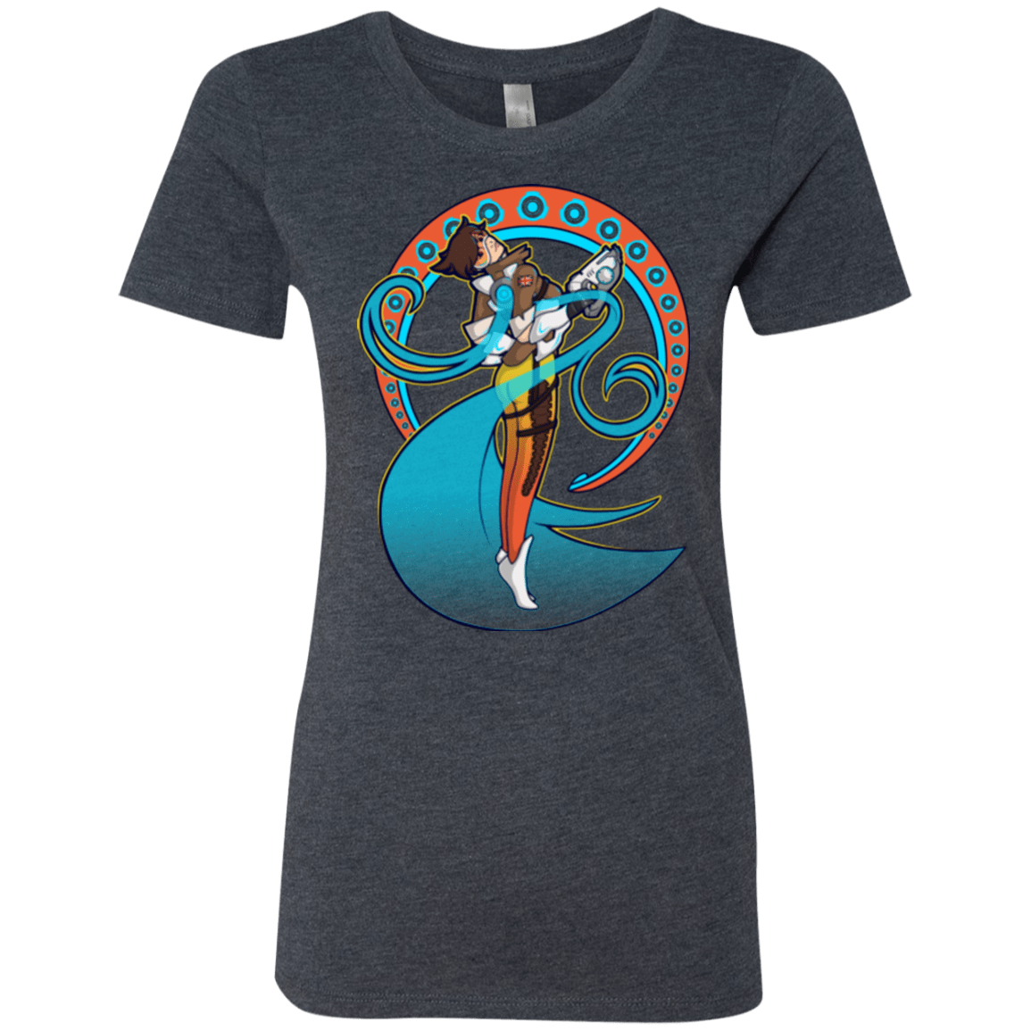 T-Shirts Vintage Navy / Small Tracer Nouveau Women's Triblend T-Shirt