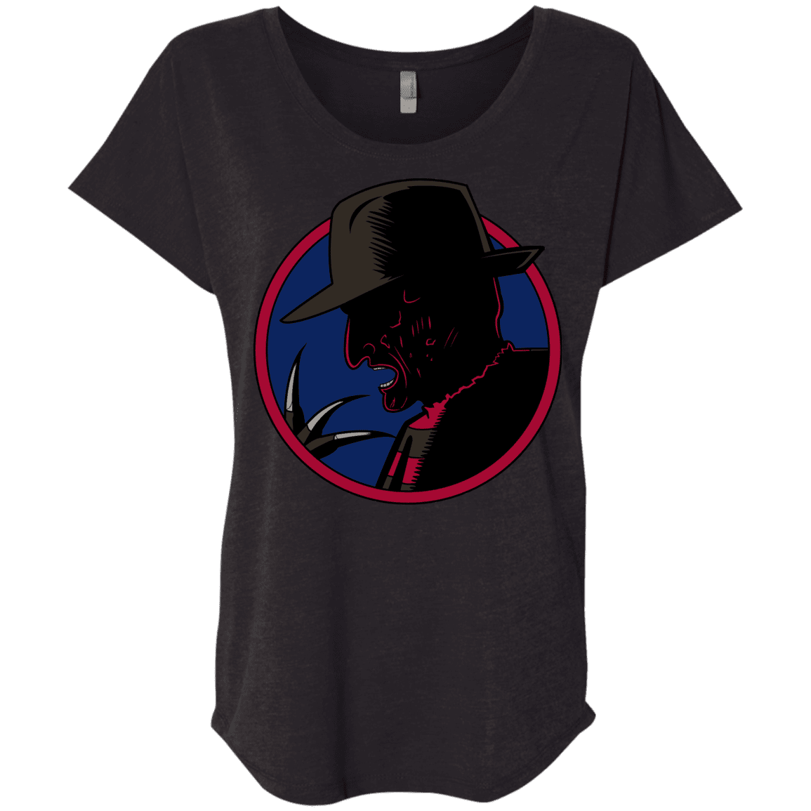 T-Shirts Vintage Black / X-Small Tracy Nightmare Triblend Dolman Sleeve