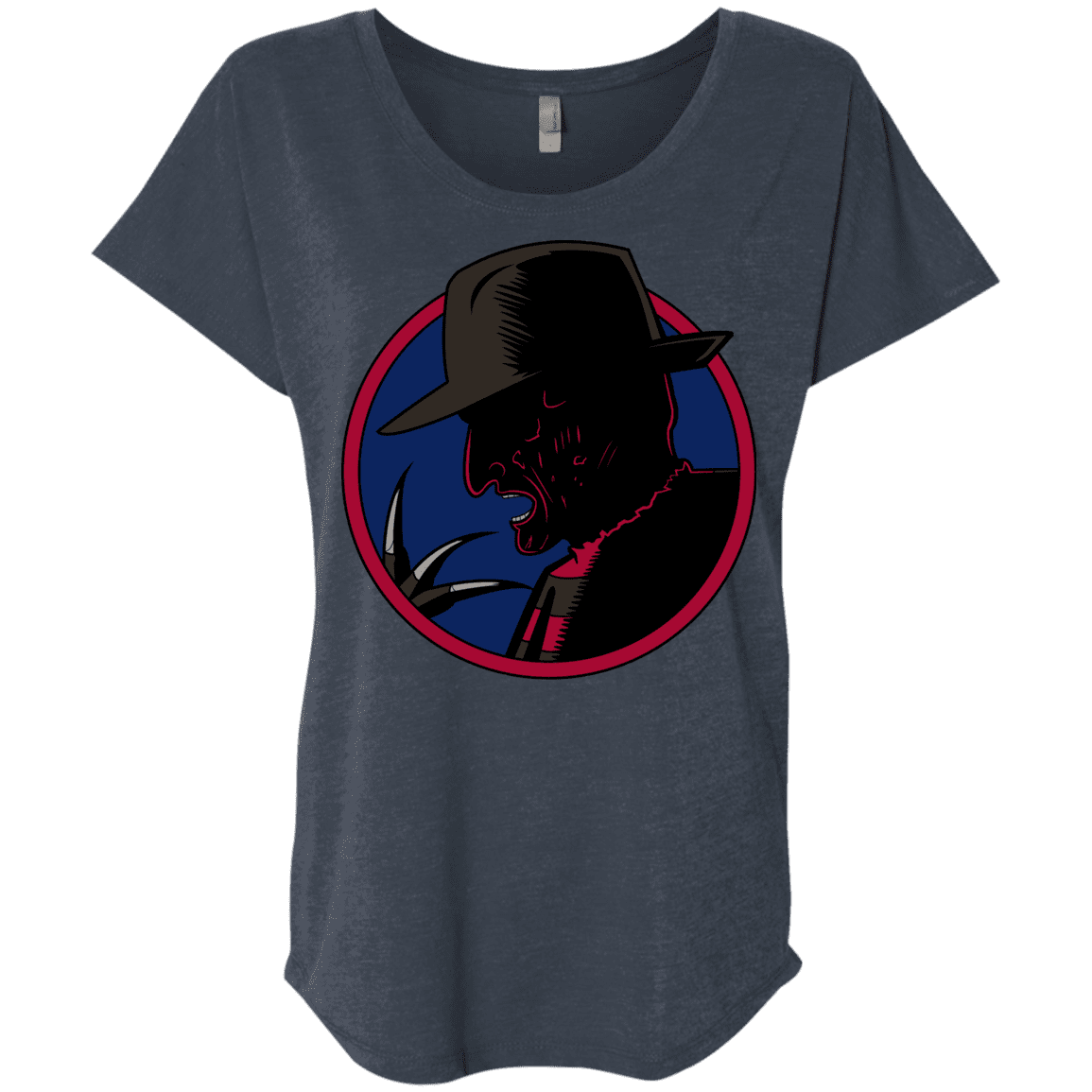 T-Shirts Vintage Navy / X-Small Tracy Nightmare Triblend Dolman Sleeve