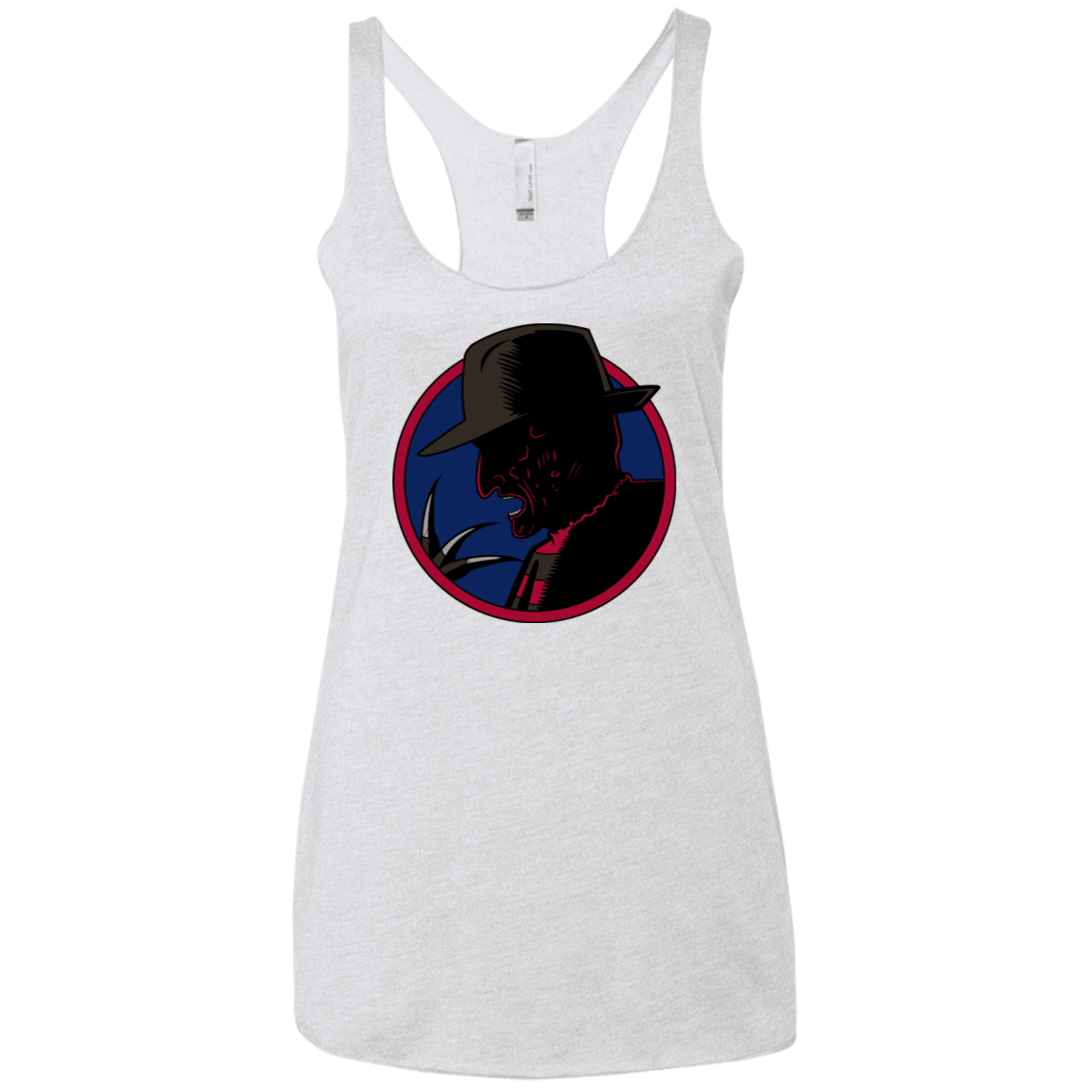 T-Shirts Heather White / X-Small Tracy Nightmare Women's Triblend Racerback Tank