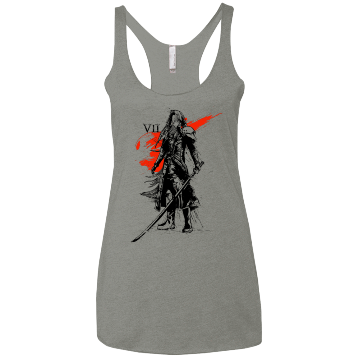 T-Shirts Venetian Grey / X-Small Traditional exsoldier Women's Triblend Racerback Tank