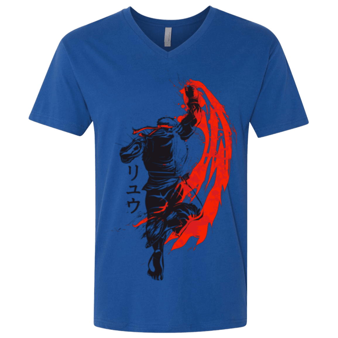 T-Shirts Royal / X-Small Traditional Fighter Men's Premium V-Neck