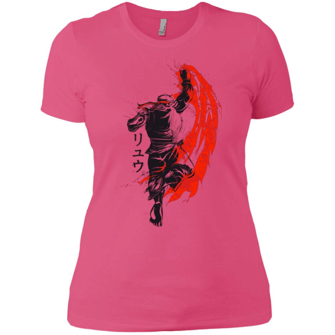 T-Shirts Hot Pink / X-Small Traditional Fighter Women's Premium T-Shirt
