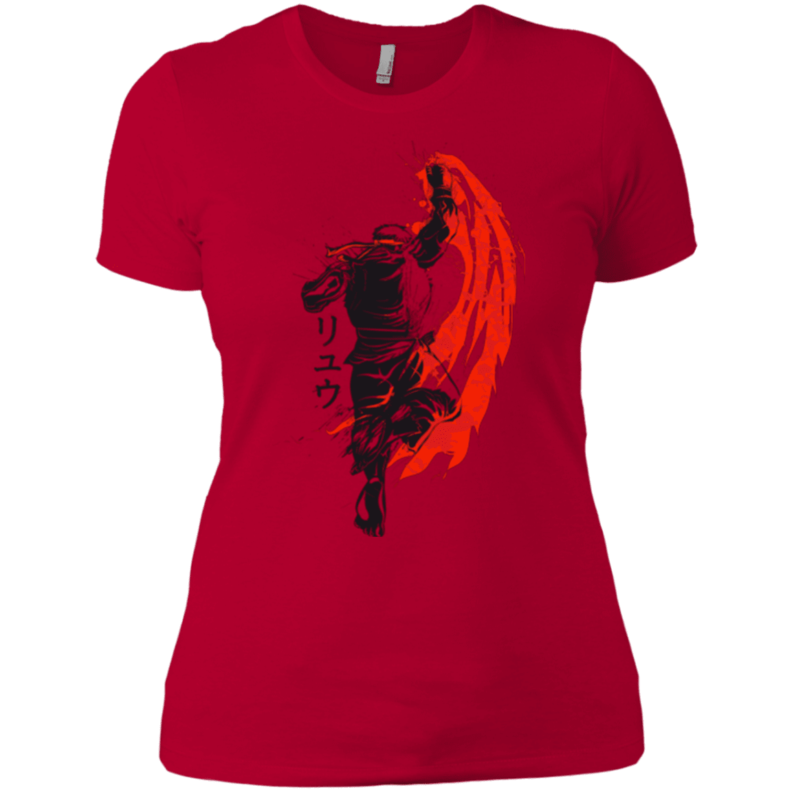 T-Shirts Red / X-Small Traditional Fighter Women's Premium T-Shirt