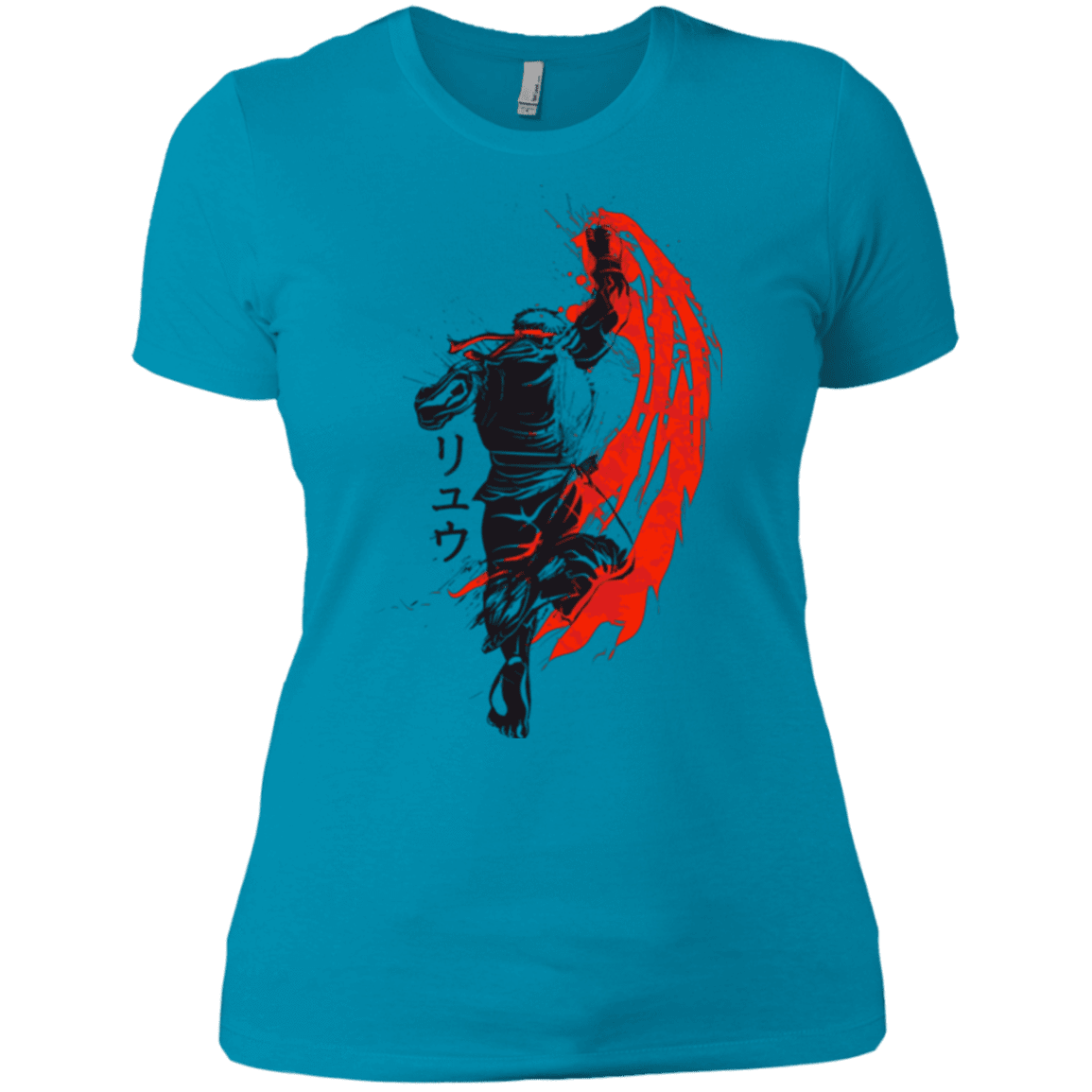 T-Shirts Turquoise / X-Small Traditional Fighter Women's Premium T-Shirt