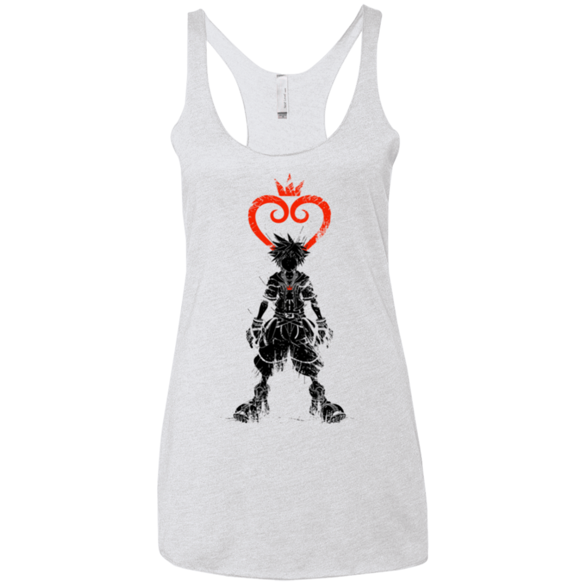 T-Shirts Heather White / X-Small Traditional Kingdom Women's Triblend Racerback Tank