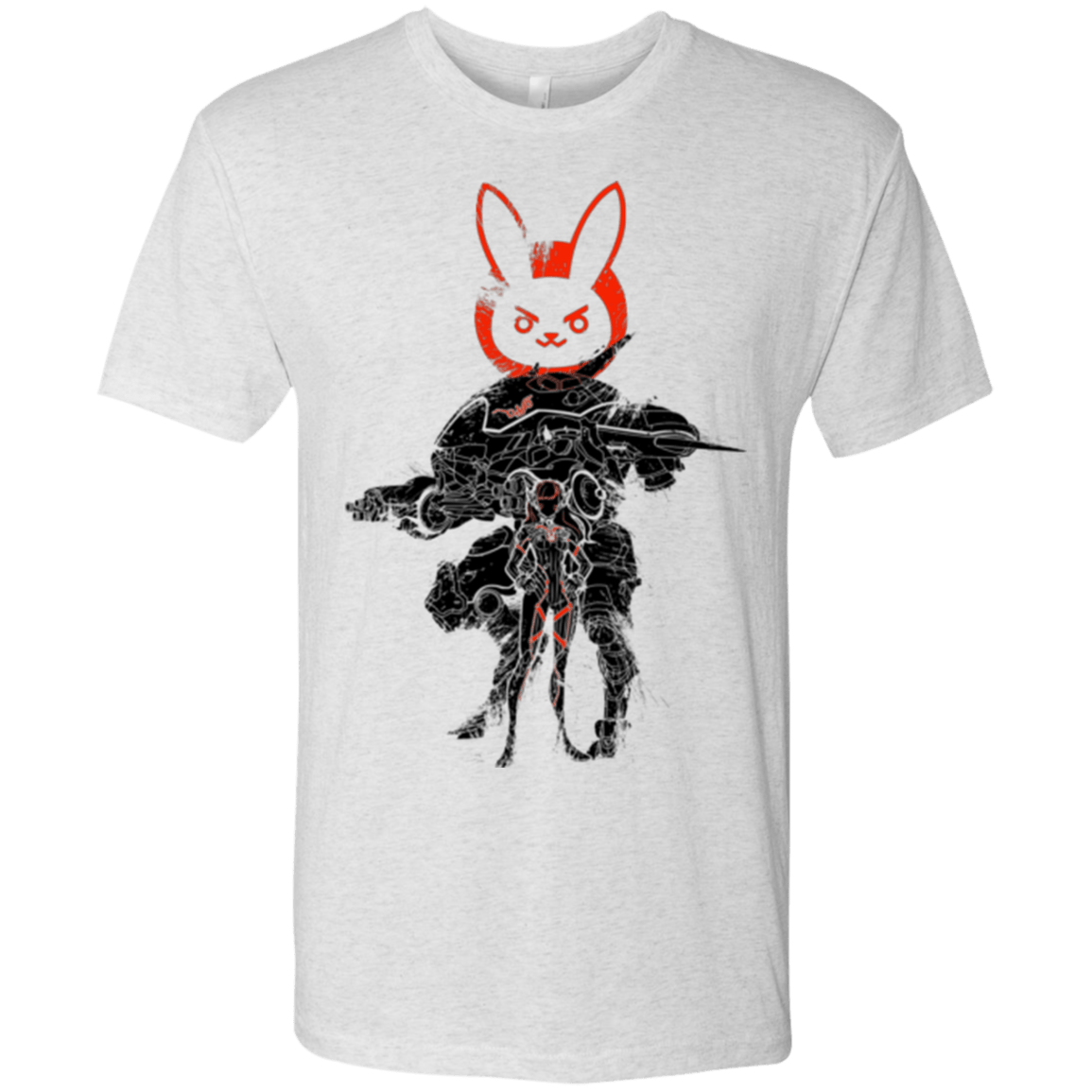 T-Shirts Heather White / Small TRADITIONAL MEKA Men's Triblend T-Shirt